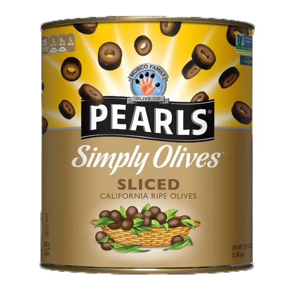 BLACK PEARLS SIMPLY SLICED OLIVES