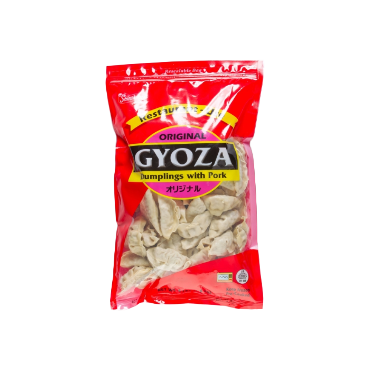 SHIRAKIKU PORK GYOZA DUMPLINGS 24LB FROZEN - US Foods CHEF'STORE