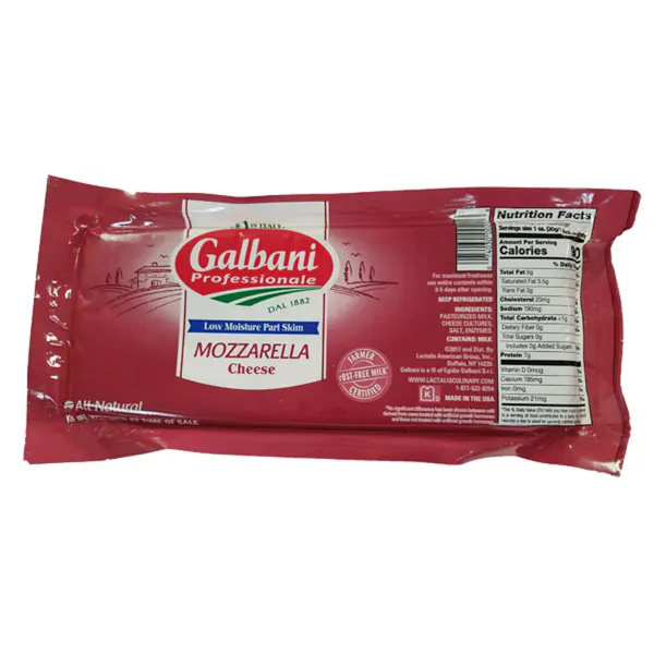 GALBANI PROFESSIONAL LOW MOISTURE PART SKIM MOZZARELLA CHEESE