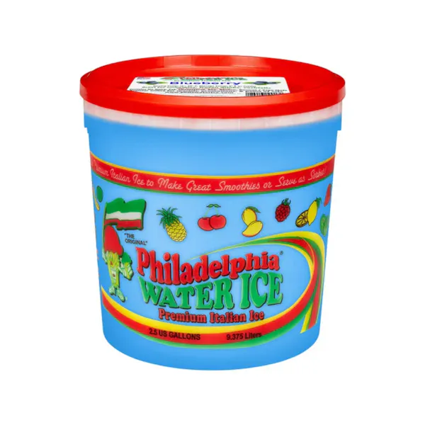 PHILADELPHIA WATER ICE ITALIAN ICE BLUEBERRY