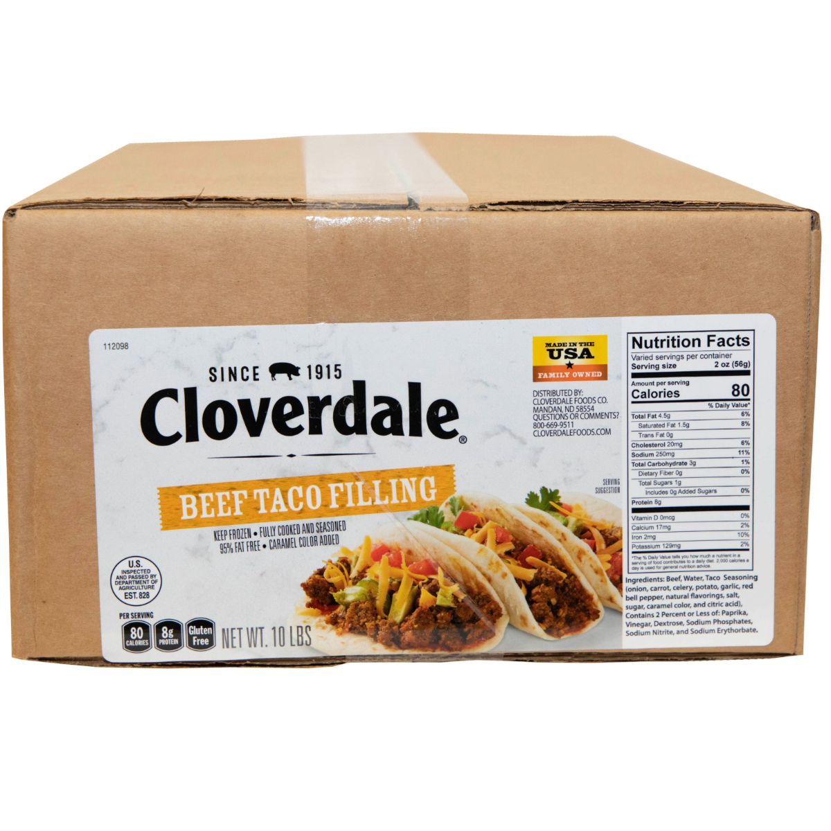 CLOVERDALE TACO FILLING
