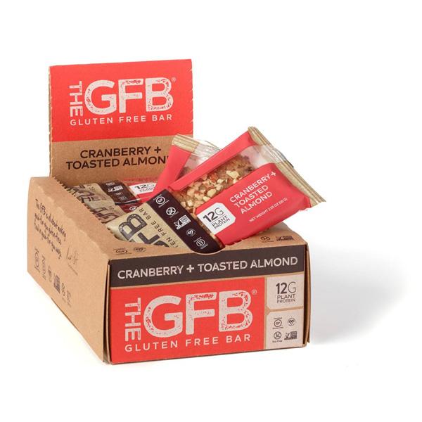 THE GFB CRANBERRY TOASTED ALMOND GLUTEN FREE BAR