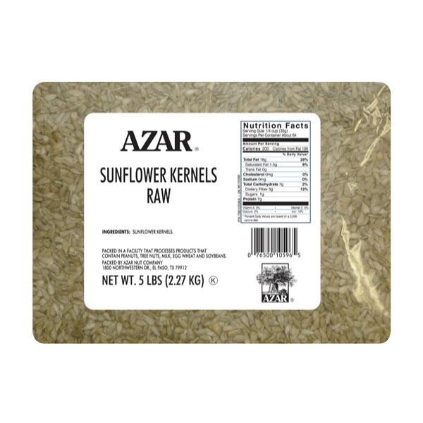 AZAR SUNFLOWER SEED KERNELS RAW