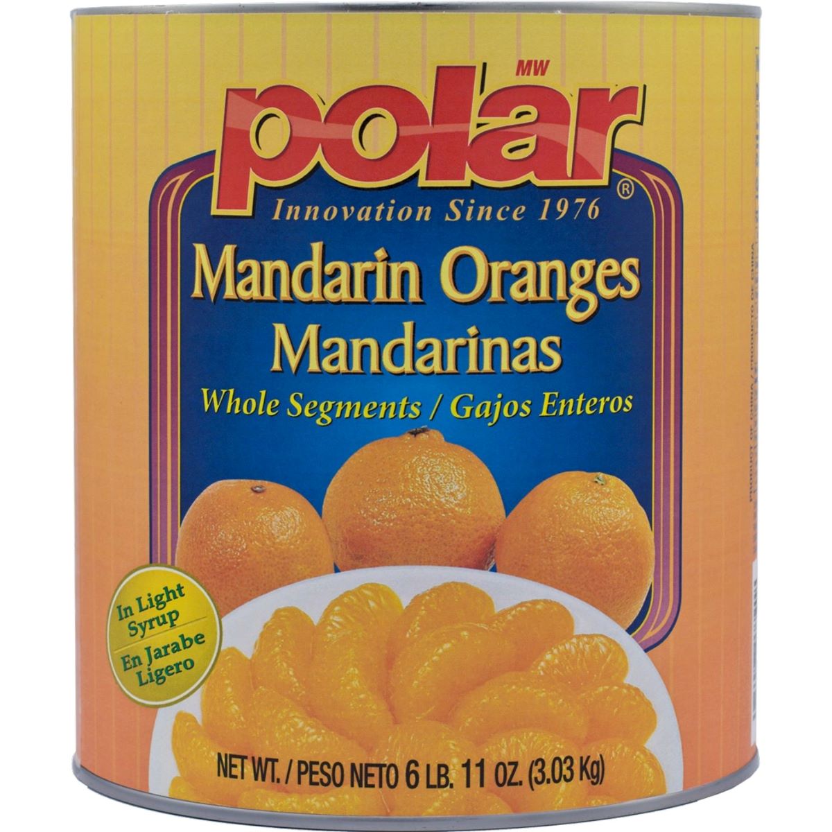 MW POLAR POLAR MANDARIN ORANGES IN LIGHT SYRUP
