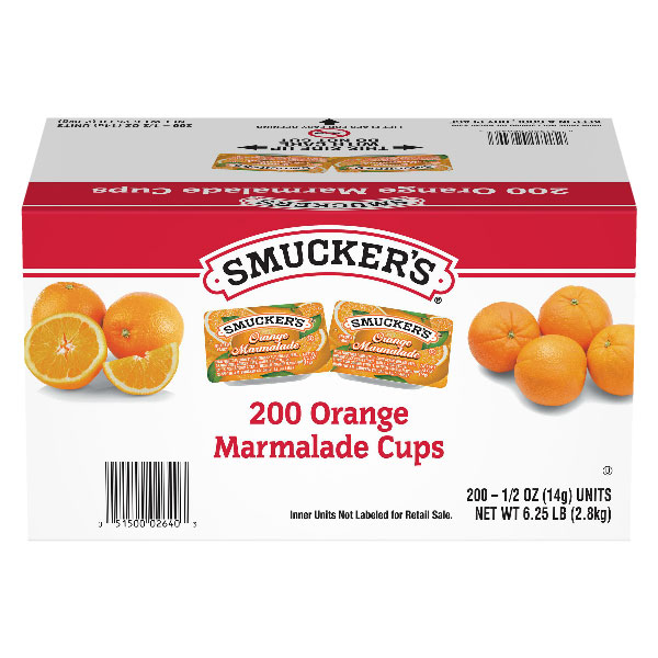 SMUCKER'S ORANGE MARMALADE JELLY CUPS