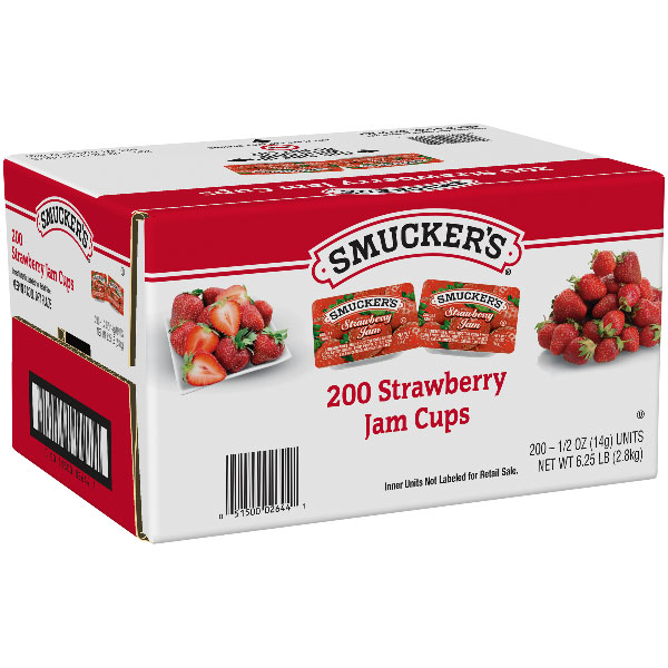 SMUCKER'S STRAWBERRY JAM CUPS