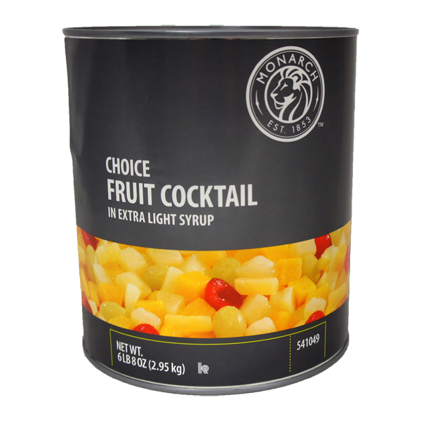 MONARCH FRUIT COCKTAIL IN EXTRA LIGHT SYRUP