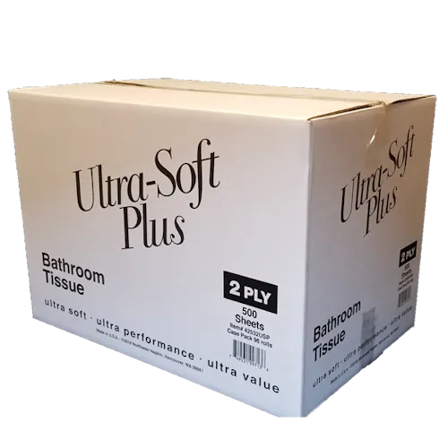 ULTRA-SOFT PLUS ULTRA SOFT PLUS BATH TISSUE 2 PLY WHITE 500 SHEETS