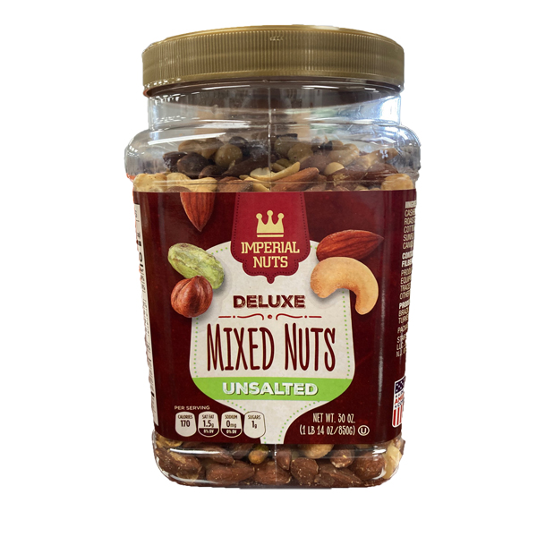 IMPERIAL UNSALTED DELUXE MIXED NUTS