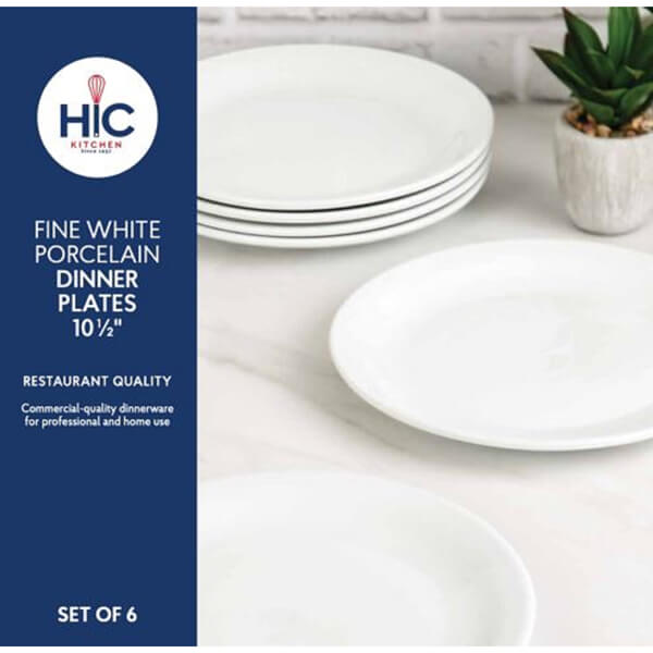 HAROLD IMPORT CO - HIC DINNER PLATES 10.5 INCH