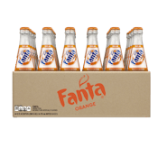 FANTA ORANGE GLASS BOTTLE MADE IN MEXICO