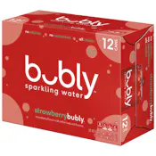 BUBLY STRAWBERRY SPARKLING WATER