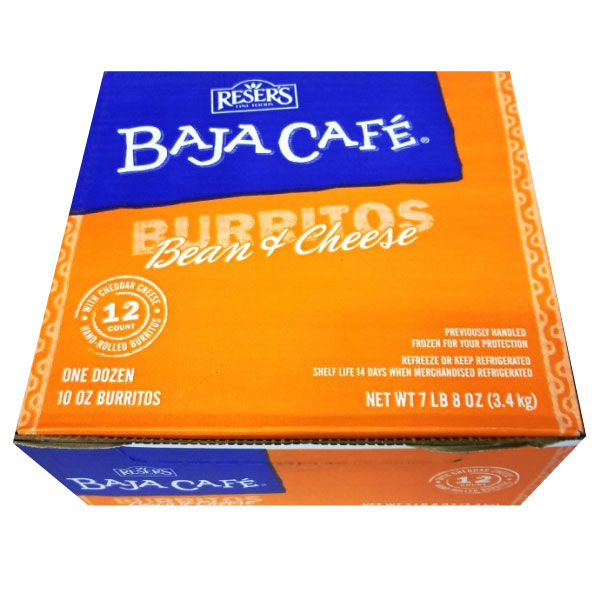 RESER'S BAJA CAFE BURRITO BEAN & CHEESE 10 OZ