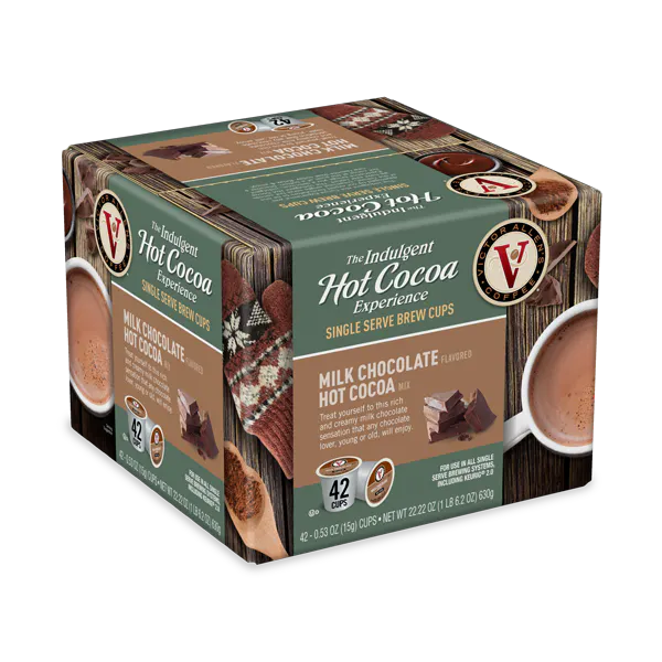 VICTOR ALLEN'S MILK CHOCOLATE HOT COCOA SINGLE SERVE CUPS