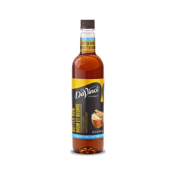 DA VINCI SUGAR FREE BUTTER RUM SYRUP