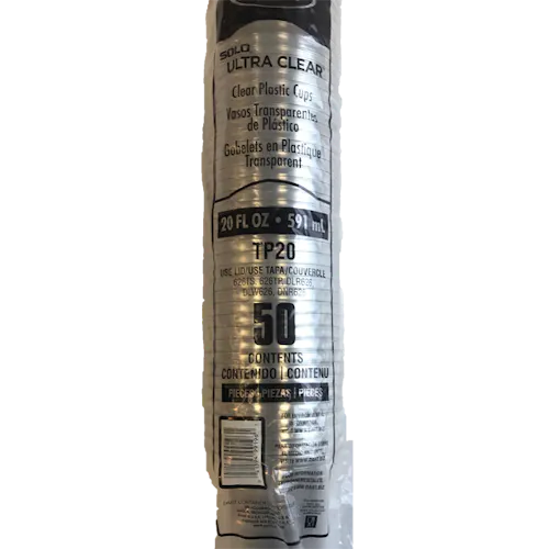 DART CLEAR 20 OZ PLASTIC COLD CUP