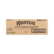 KRUSTEAZ BUTTERMILK 4 BAGGED PANCAKES 1.23 OZ COOKED FROZEN