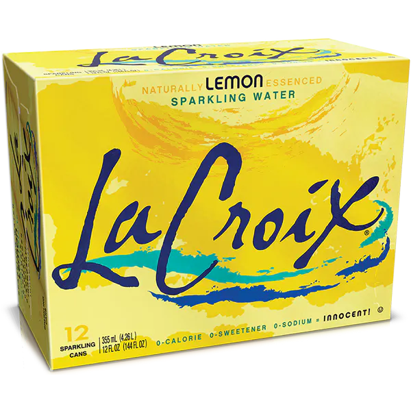 LA CROIX NATURAL SPARKLING WATER LEMON FLAVOR
