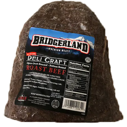 BRIDGERLAND ROAST BEEF BOTTOM ROUND