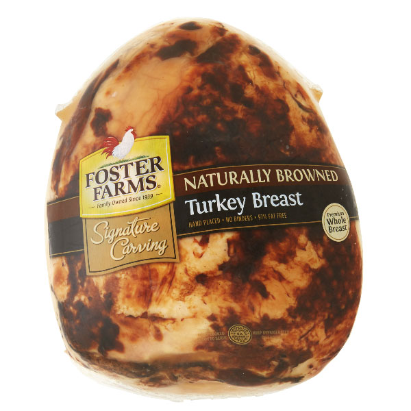FOSTER FARMS PAN OVEN ROASTED BROWNED TURKEY BREAST