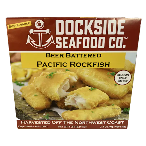 DOCKSIDE BEER BATTERED PACIFIC ROCKFISH