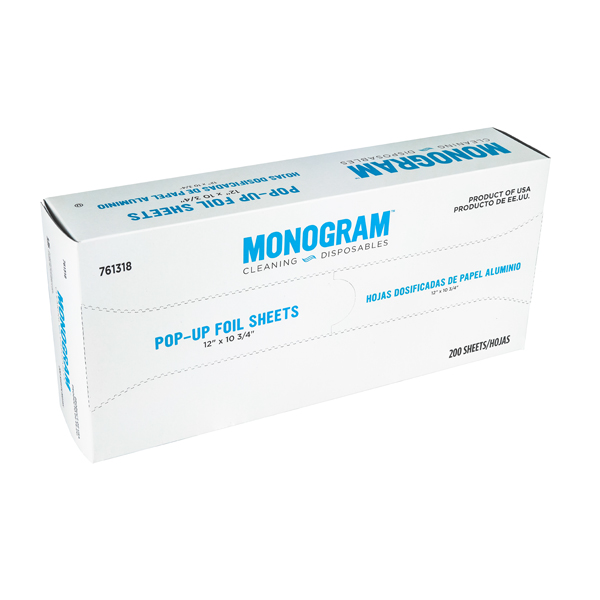 MONOGRAM FOIL SHEETS 12 X 10.75 INCH