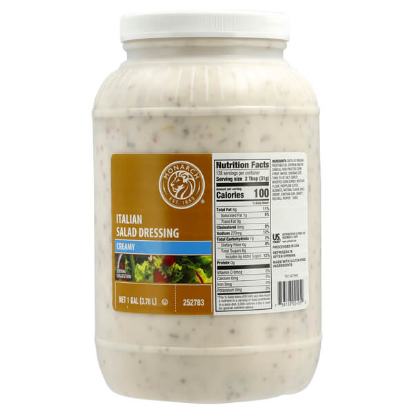 MONARCH CREAMY ITALIAN SALAD DRESSING