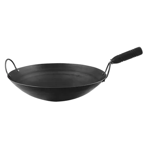 GOLDEN SUPPLIES 16 INCH WOK WITH WOOD HANDLE
