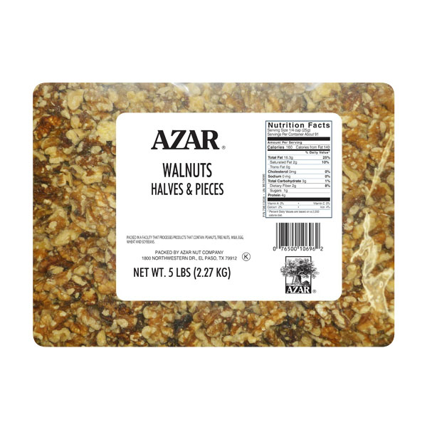 AZAR WALNUT HALVES AND PIECES
