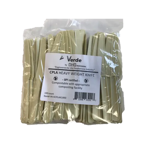 VERDE PACK INC VERDE HEAVY WEIGHT KNIFE COMPOSTABLE
