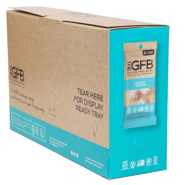 THE GFB COCONUT CASHEW BITES GLUTEN FREE BAR