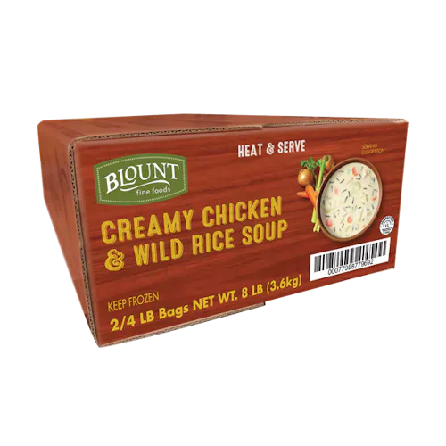 BLOUNT CREAMY CHICKEN AND WILD RICE SOUP