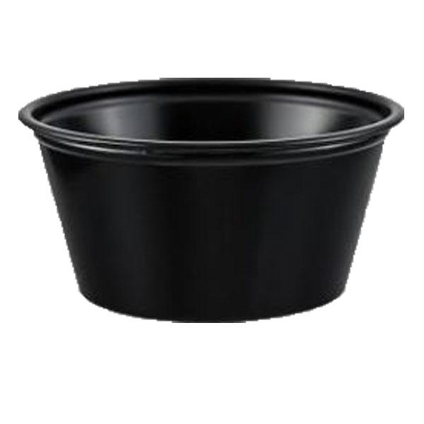 SOLO PORTION CUP BLACK 2 OZ