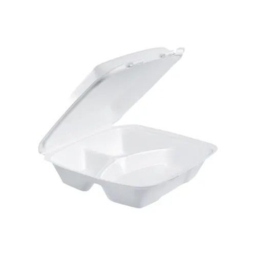 DART 9X9 3 CPMT FOAM HINGED CONTAINER