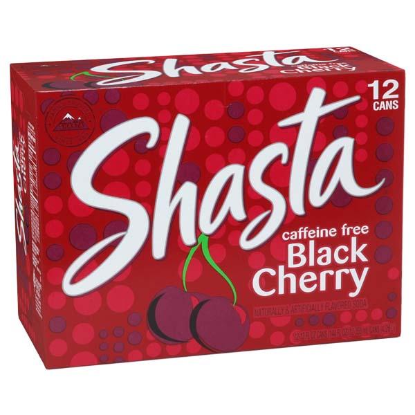 SHASTA BLACK CHERRY SODA