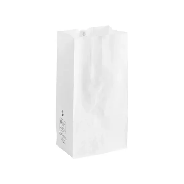 DURO CARRY-OUT 8 LB WHITE PAPER GROCERY BAG