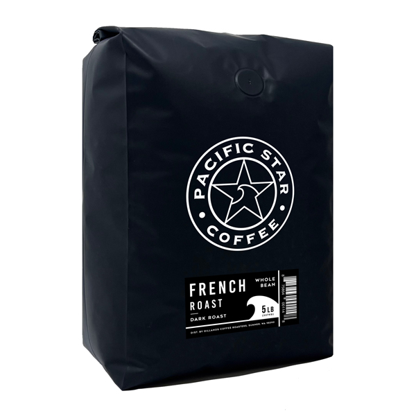 PACIFIC STAR FRENCH ROAST WHOLE BEAN COFFEE