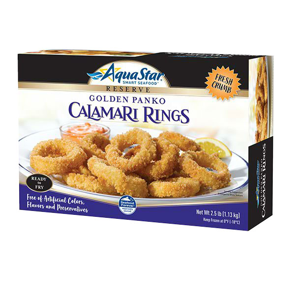 AQUA STAR PANKO BREADED CALAMARI RINGS